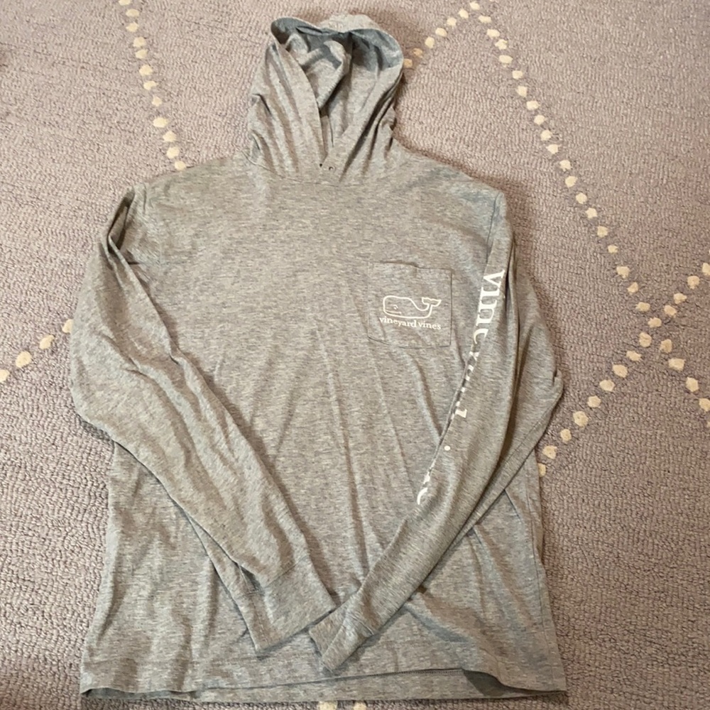 Vineyard vines long sleeved shirt, size xs, gray